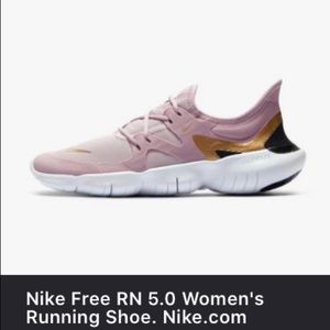 Pink Nike freedom shoes